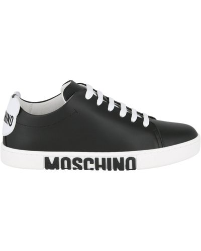 Moschino Bear Logo Sneakers - Black