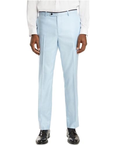Paisley & Gray Slim Fit Flat Front Suit Pants - Blue