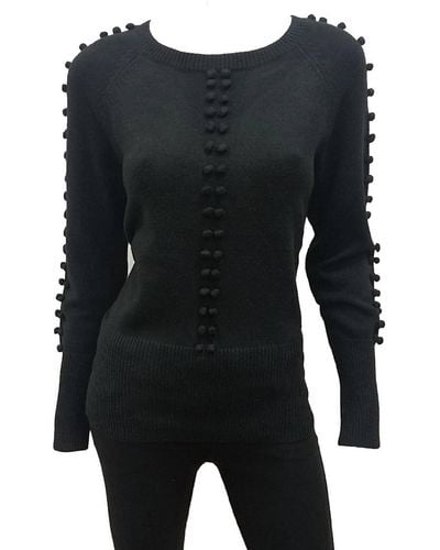 Love Token Ashton Long Sleeve Sweater - Black