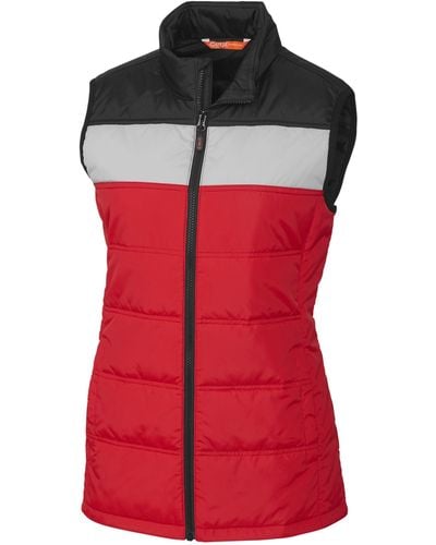 Cutter & Buck Cbuk Ladies' Thaw Insulated Packable Vest - Red