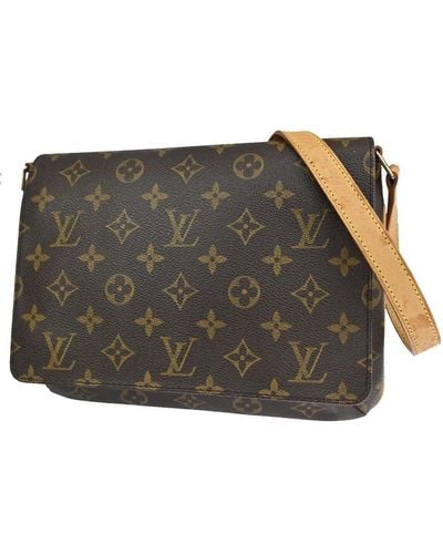 Louis Vuitton Musette Tango Canvas Shoulder Bag (pre-owned) - Gray