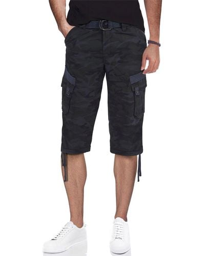 Xray Jeans Cargo Belted Capri Pants - Black