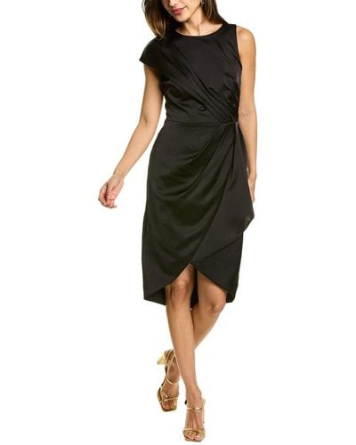 THEIA Makena One-shoulder Cocktail Dress - Black