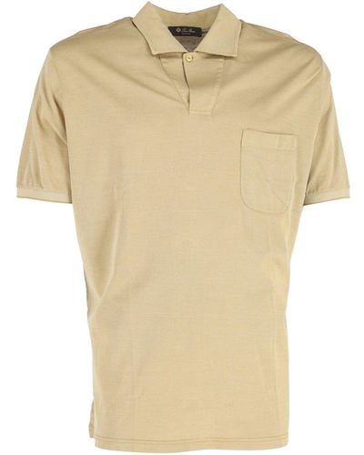 Loro Piana Chest Pocket Polo Shirt - Natural