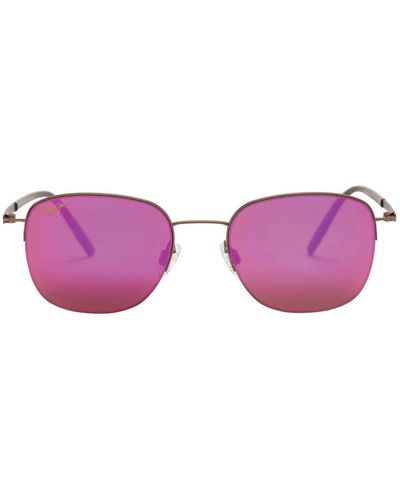 Maui Jim Crater Rim Polarized Classic Sunglasses - Purple