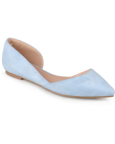 Journee Collection Collection Ester Flat - Blue