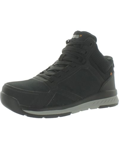 Bogs Sandstone Mid Composite Toe Comfort Work & Safety Boots - Black