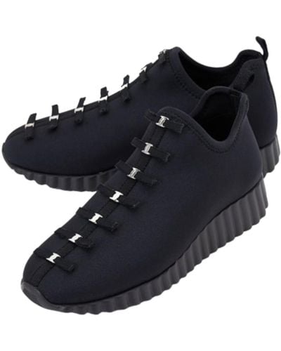 Ferragamo Salvatore Venus 716847 Black Sneaker - Blue