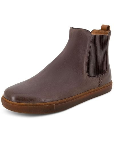 Gentle Souls Nyle Leather Pull On Chelsea Boots - Brown
