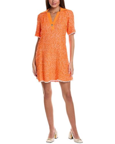 3.1 Phillip Lim Tweed Dress - Orange