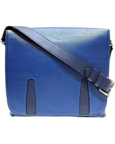 Louis Vuitton Leather Shoulder Bag (pre-owned) - Blue