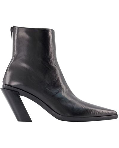Ann Demeulemeester Florentine Ankle Boots - - - Leather - Black