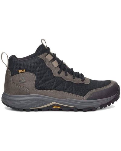 Teva Ridgeview Mid Hiking Shoe In Grey/black