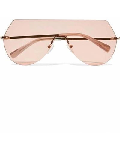 Elizabeth and James Johnston Sunglasses In Pale Gold - Pink