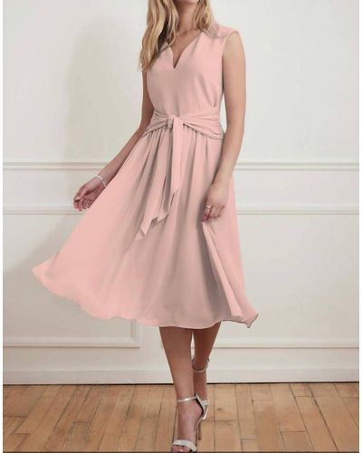Joseph Ribkoff The Every Occasion Tea Length Dress - Pink