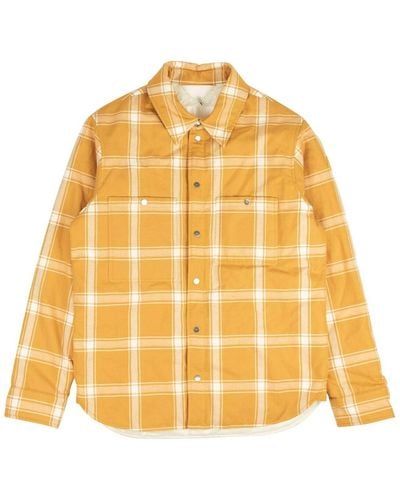 Moncler 2 1952 Lapetus Plaid Shirt Jacket - Yellow