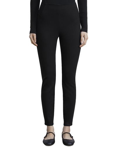 Lafayette 148 New York Mid-rise Stretch Skinny Pants - Black