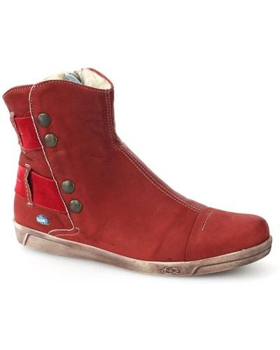 Cloud 's Aline Boot Wool Lining - Red