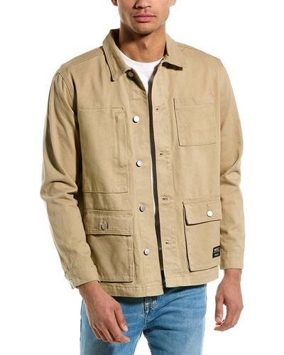Wesc Chore Jacket In Brown - Natural