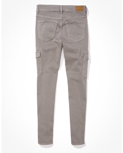 American Eagle Outfitters Ae Next Level High-waisted Cargo jegging - Gray