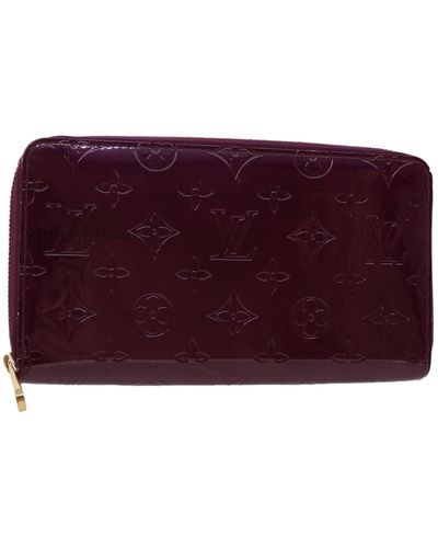 Louis Vuitton Portefeuille Zippy Patent Leather Wallet (pre-owned) in Purple
