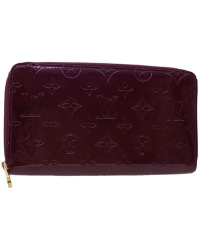Louis Vuitton Portefeuille Zippy Patent Leather Wallet (pre-owned) - Red