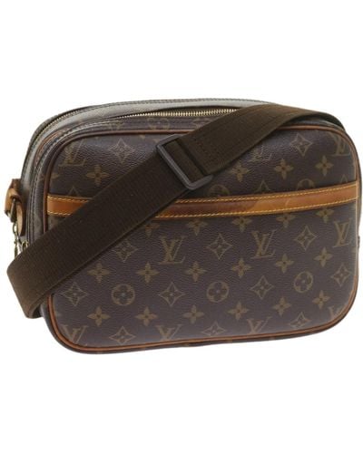Louis Vuitton Reporter Pm Canvas Shoulder Bag (pre-owned) - Brown