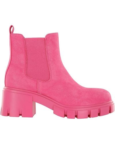 MIA Bruss Chunky Boots In Hot Pink