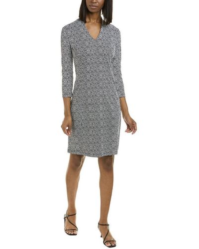 J.McLaughlin Catalina Cloth Ivana Sheath Dress - Gray