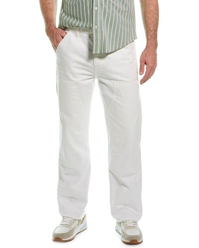 7 For All Mankind Workwear Pant - White