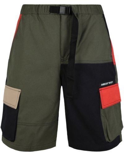 Ambush Paneled Cargo Shorts - Gray