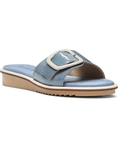 Donald J Pliner Dressy Slip On Slide Sandals - Blue