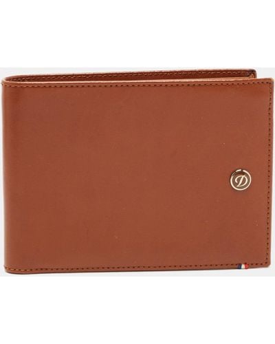 S.t. Dupont S. T. Dupont Leather Bifold Wallet - Brown