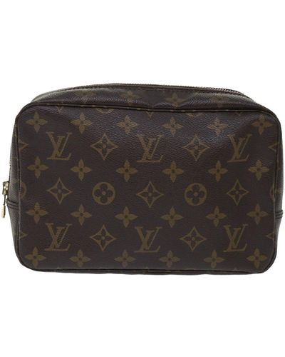 Louis Vuitton Trousse De Toilette Canvas Clutch Bag (pre-owned) - Black