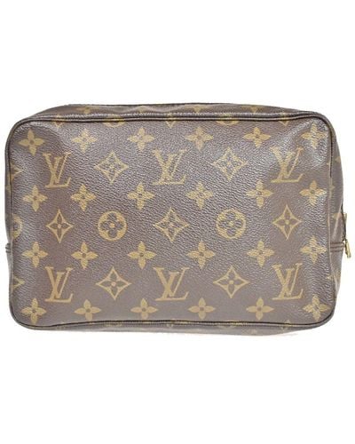 Louis Vuitton Trousse De Toilette Canvas Clutch Bag (pre-owned) - Metallic