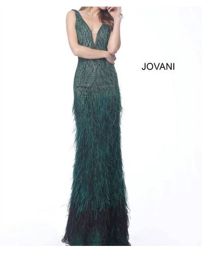 Jovani Long Dress - Green