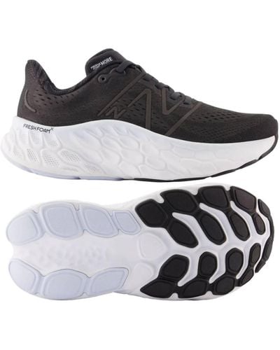 New Balance Fresh Foam X More V4 Running Shoes- D/wide Width - Black