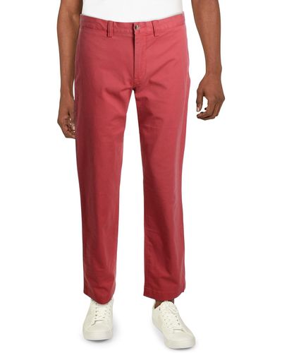 Polo Ralph Lauren Stretch Straight Fit Chino Pants - Red