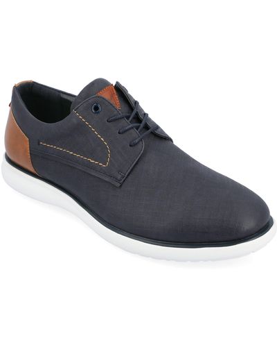 Vance Co. Kirkwell Lace-up Casual Derby - Blue