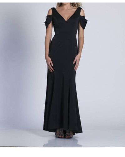 Dave & Johnny Classic Gown - Black