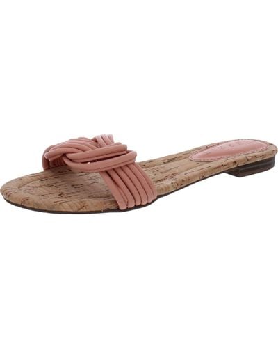 Esprit Katelyn Faux Leather Flip Flop Flat Sandals - Brown