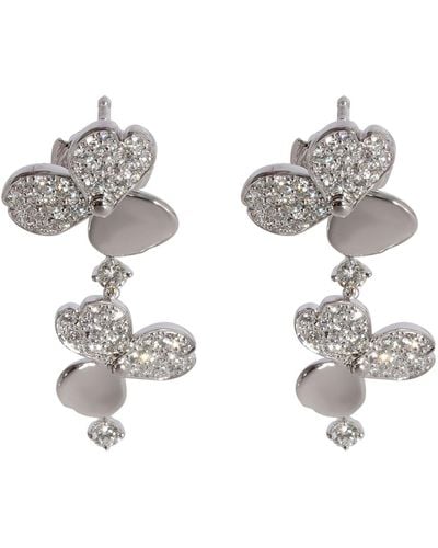 Tiffany & Co. Paper Flowers Diamond Earrings - Metallic