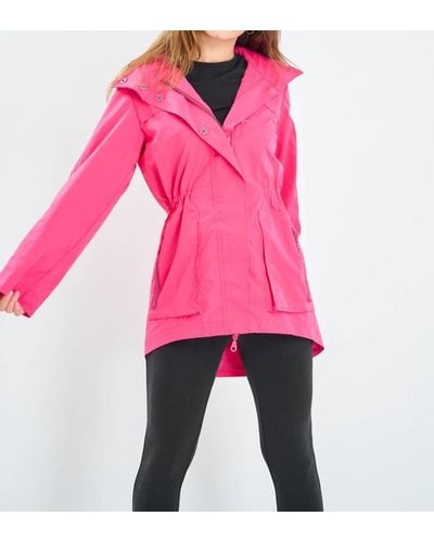 Anorak Matte Luxe Jacket - Pink