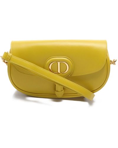 Dior Bobby East-west Bag Shoulder Bag Leather - Yellow