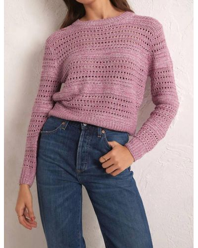 Z Supply Montalvo Sweater - Pink
