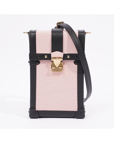 Louis Vuitton Vertical Trunk Pouch / Epi Leather - Pink