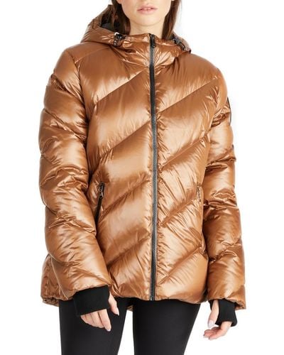Pajar Nelli Quilted Lightweight Puffer Jacket - Brown