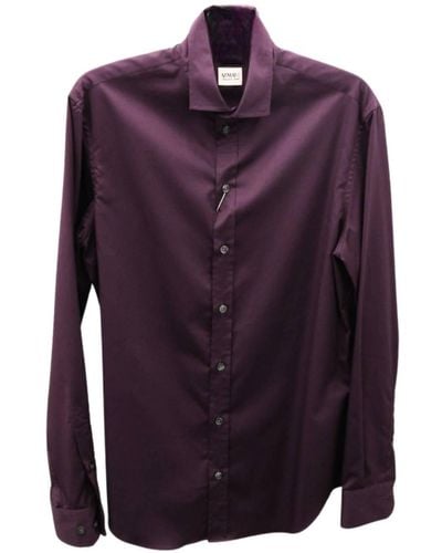 Armani French Collar Shirt - Purple