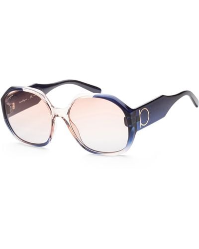 Ferragamo Ferragamo Sf943s-6018083 Fashion 60mm Sunglasses - Blue