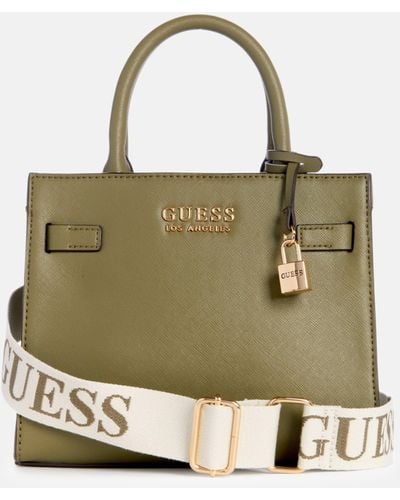 Guess Factory Lindfield Small Satchel - Metallic